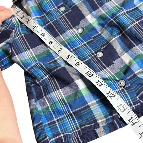 The Bubble Bee plaid Peter Pan top size 24 Mo - Picture 6 of 7